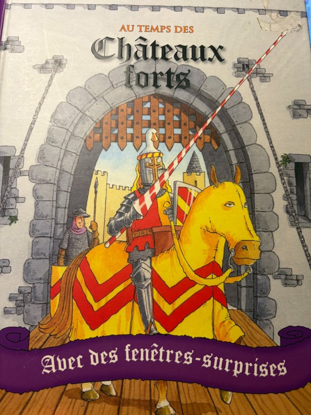 ⚔️ FRENCH Immersion Interactive Book: Au temps des Châteaux forts (Nathan)